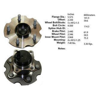 Centric® - C-Tek™ Wheel Bearing and Hub Assembly