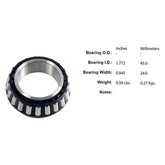 Centric® - C-Tek™ Front Driver Side Outer standard Wheel Bearing