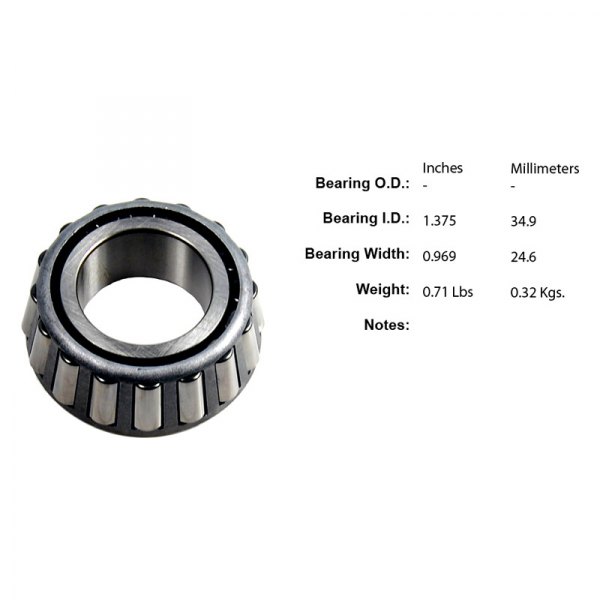 Centric® - Premium™ Rear Driver Side Outer Wheel Bearing