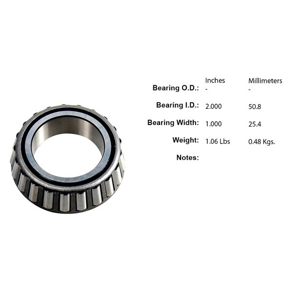 Centric® - C-Tek™ Rear Passenger Side Outer Standard Wheel Bearing