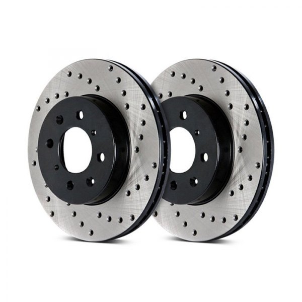  Centric® - SportStop Drilled 1-Piece Front Brake Rotor