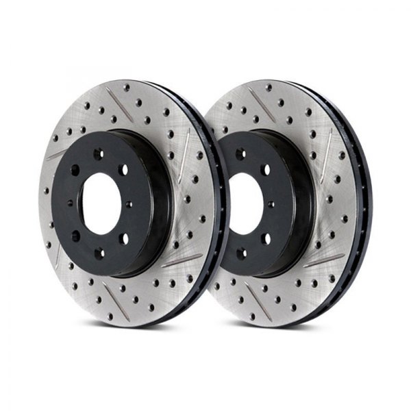  Centric® - SportStop Drilled and Slotted 1-Piece Front Brake Rotor