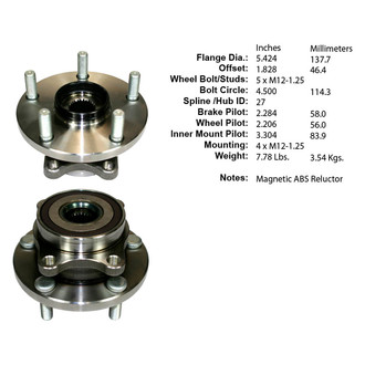 Centric® - Premium™ Wheel Bearing and Hub Assembly