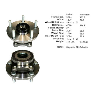Centric® - C-Tek™ Wheel Bearing and Hub Assembly