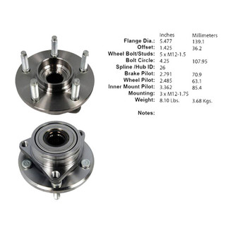 Centric® - C-Tek™ Wheel Bearing and Hub Assembly