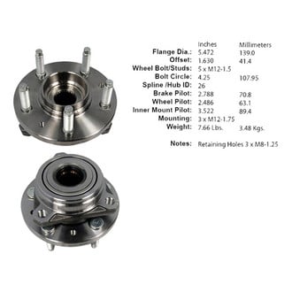 Centric® - C-Tek™ Wheel Bearing and Hub Assembly