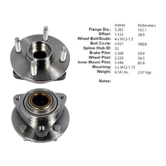 Centric® - C-Tek™ Wheel Bearing and Hub Assembly