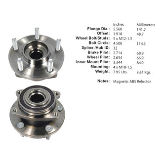 Centric® - C-Tek™ Wheel Bearing and Hub Assembly