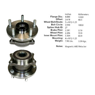 Centric® - C-Tek™ Wheel Bearing and Hub Assembly