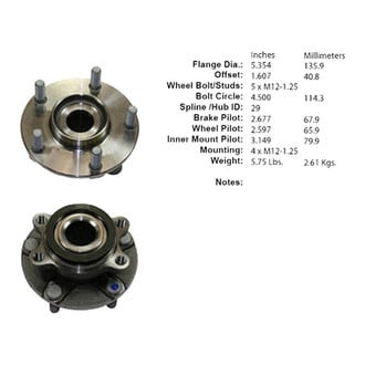 Centric® - Premium™ Wheel Bearing and Hub Assembly
