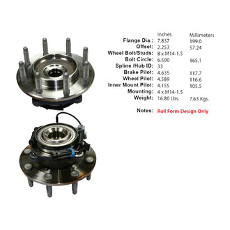 Centric® - C-Tek™ Wheel Bearing and Hub Assembly