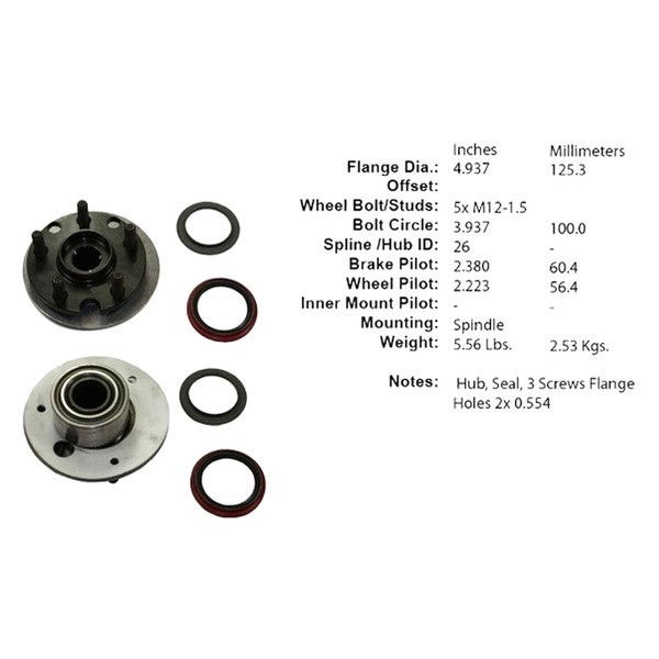 Centric® - C-Tek™ Front Wheel Hub Repair Kit