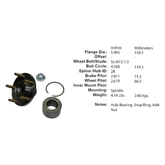 Centric® - C-Tek™ Wheel Hub Repair Kit
