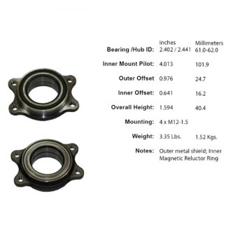 Centric® - Premium™ Wheel Bearing Module
