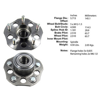 Centric® - Premium™ Wheel Bearing and Hub Assembly