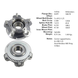 Centric® - C-Tek™ Wheel Bearing and Hub Assembly