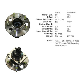 Centric® - C-Tek™ Wheel Bearing and Hub Assembly
