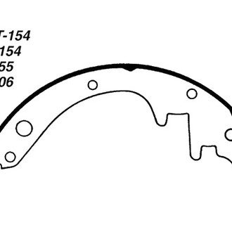Centric® - Premium Drum Brake Shoes