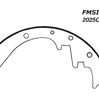 Centric® - Premium Front Drum Brake Shoes