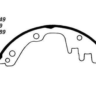 Centric® - Premium Drum Brake Shoes