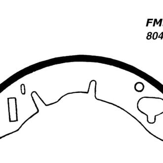 Centric® - Premium Drum Brake Shoes