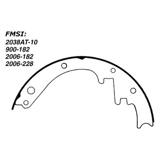 Centric® - Premium Drum Brake Shoes