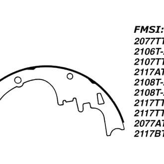 Centric® - Premium Drum Brake Shoes