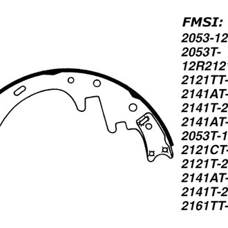 Centric® - Premium Drum Brake Shoes