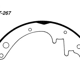 Centric® - Premium Drum Brake Shoes