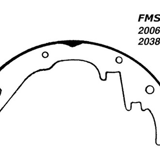 Centric® - Premium Rear Drum Brake Shoes