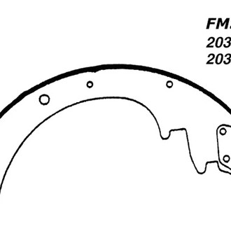 Centric® - Premium Drum Brake Shoes