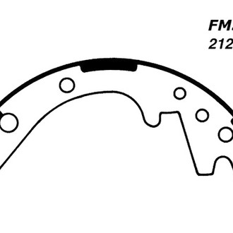 Centric® - Premium Rear Drum Brake Shoes