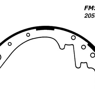 Centric® - Premium Drum Brake Shoes