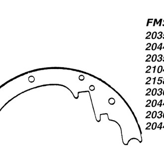 Centric® - Premium Drum Brake Shoes