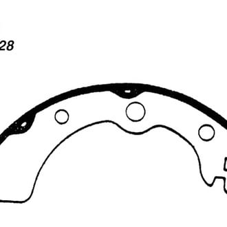 Centric® - Premium Rear Drum Brake Shoes