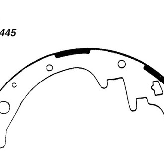 Centric® - Premium Drum Brake Shoes