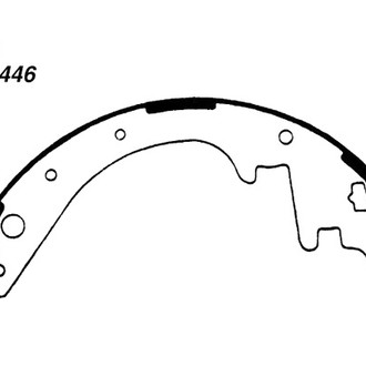 Centric® - Premium Drum Brake Shoes