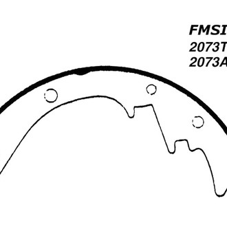 Centric® - Premium Drum Brake Shoes