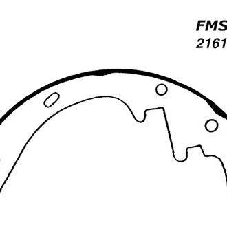Centric® - Premium Rear Drum Brake Shoes