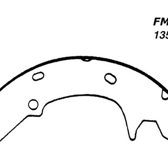 Centric® - Premium Drum Brake Shoes