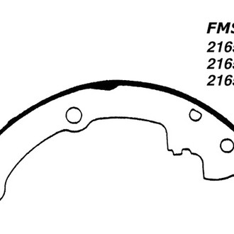 Centric® - Premium Rear Drum Brake Shoes