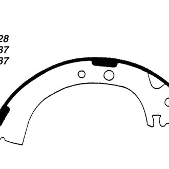 Centric® - Premium Drum Brake Shoes