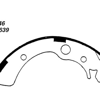 Centric® - Premium Drum Brake Shoes