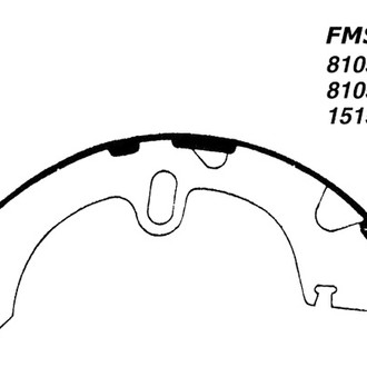 Centric® - Premium Drum Brake Shoes