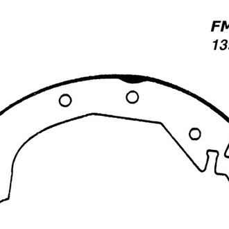 Centric® - Premium Drum Brake Shoes