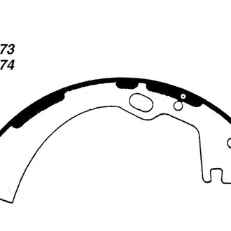 Centric® - Premium Drum Brake Shoes