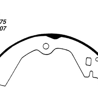 Centric® - Premium Drum Brake Shoes