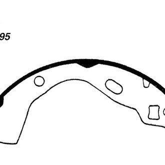 Centric® - Premium Drum Brake Shoes