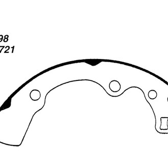 Centric® - Premium Drum Brake Shoes