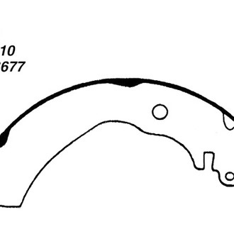 Centric® - Premium Rear Drum Brake Shoes